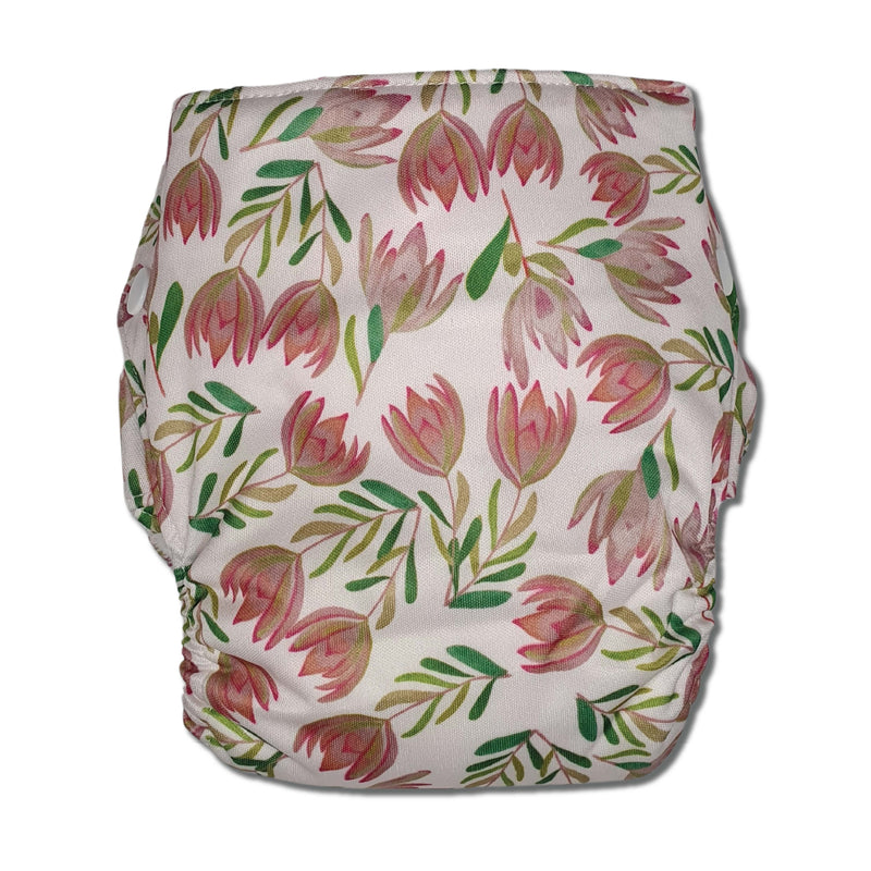 'Summer Sunset' OSFM Side Snapping Cloth Nappy