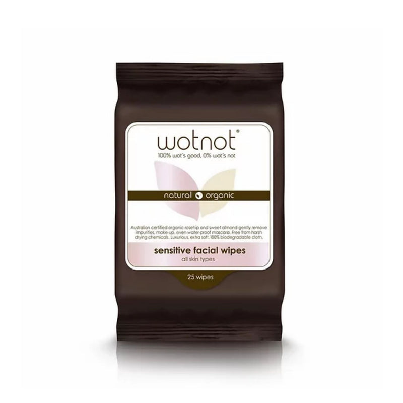 Wotnot Natural Face Wipes (25 sheets)